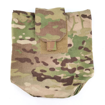 Tactical Pouch Multicam Airsoft Molle EDC Foldable Dump Magazine Bag Gear Hunting Paintball Recycling Storage Bag