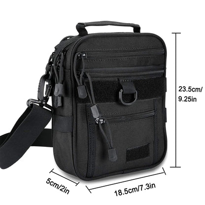 Tactical Pistol Bag EDC Shoulder Bag Hunting Gear Pouch Ammo Accessories Pouch Shooting Range Duffle Bag Gun Holster Pouch