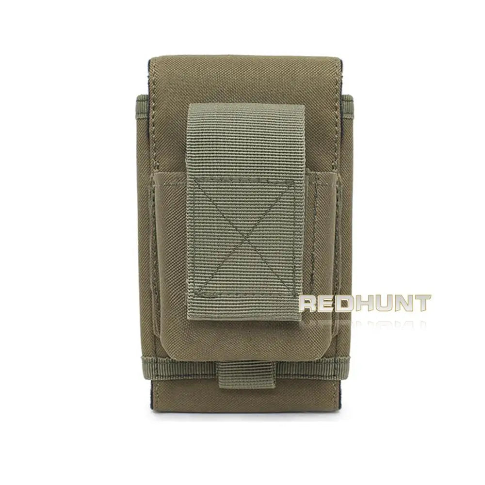 Tactical 5 inch Waist Phone Pouch Molle Sytsem Cellephone Bag Outdoor Cigarette Pouch Key Bag Outdoor Tool Accessory Bag
