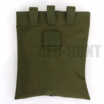 MOLLE Dump Pouch Tactical Mag Recovery Bag Drawstring Magazine Recycling Storage Pack Hunting Gear Holder