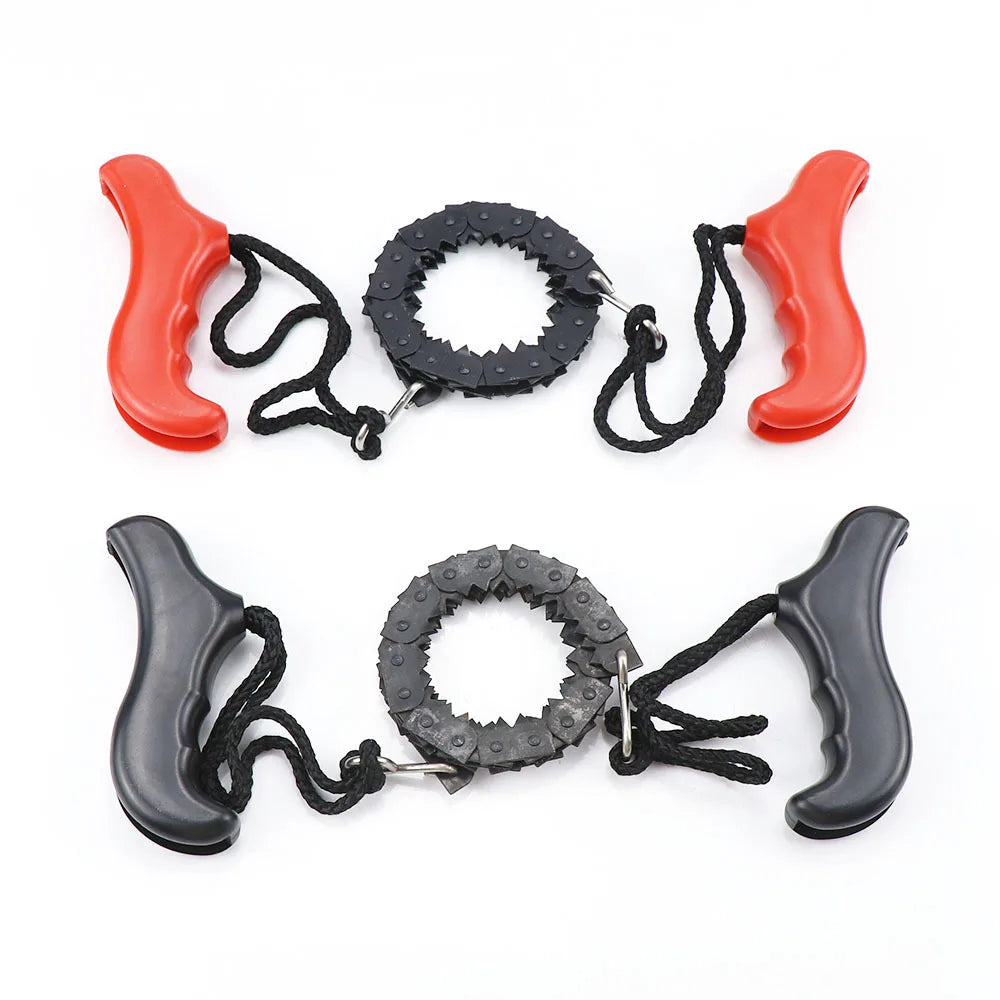 Outdoor Camping Hunting Logging Chain Saw Hand-held Wire Saw Portable Pocket Saw Camping Hand Saw Emergency Survival Tools