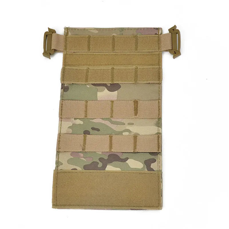 Tactical Front Panel MOLLE Vest Chest Rig Platform Modular for MK3 MK4 MFC2.0 Quick Release Plate Hunting Airsoft Accessories