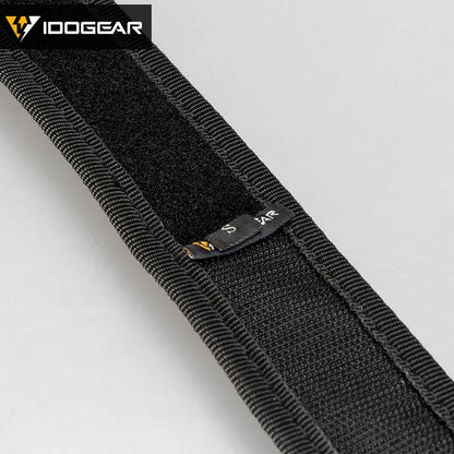 IDOGEAR Tactical Belt Mens Belts Sports Inner Belt  1.7" Waist Belt  Nylon Black 3418