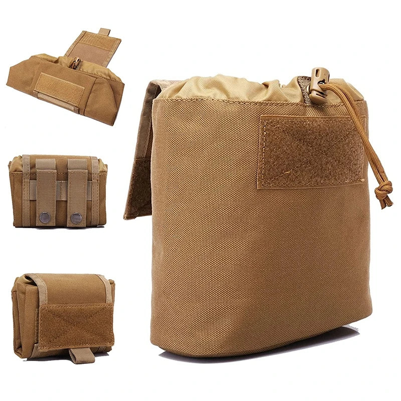 Hunting Dump Pouch Folding Dump Pouch Adjustable Utility Belt Holster Ammunition & Magazine Pouches