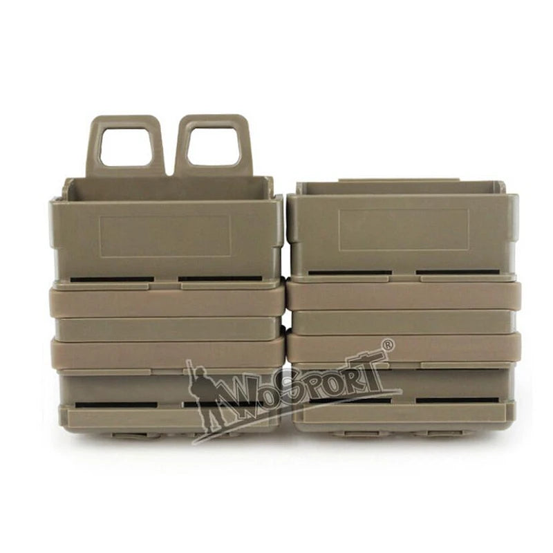 New 2 PCS 7.62 5.56 Fast Mag Holder Molle Tactical FastMag Pouch Hunting Accessories AK M4 Rifle Pistol Magazine Pouch