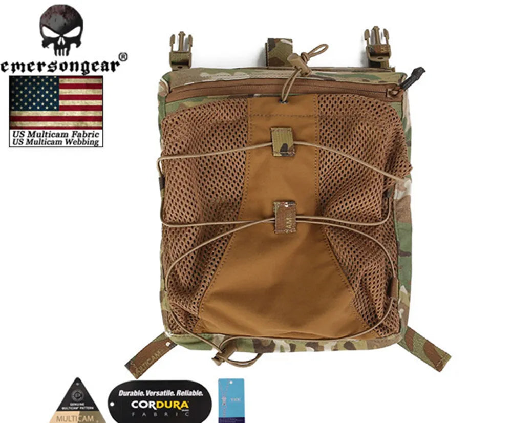 LXB Style Bungee Helmet Back Pack for 420 Vest Hunting, Airsoft Paintball, Backpack Storage Bag, Dustproof Cover, Gift