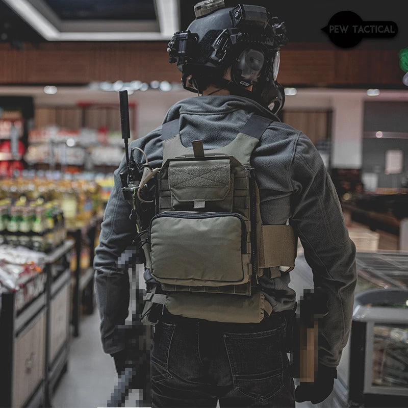 PEW TACTICAL Zip-on Back Platform 50oz Airsoft BP02