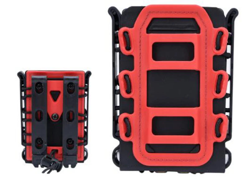 Tactical Magazine Pouch 9 mm Pistol Magazine Pouch Soft Shell Adjustable Hunting Universal Mag Carrier with MOLLE & Belt Clips