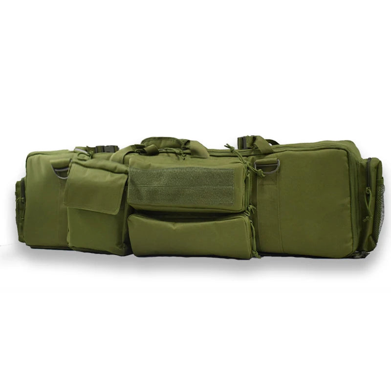 1000D Nylon M249 Tactical Gun Bag Heavy Duty Airsoft Air Gun Carry Case with Shoulder Strap for Hunting Equipment