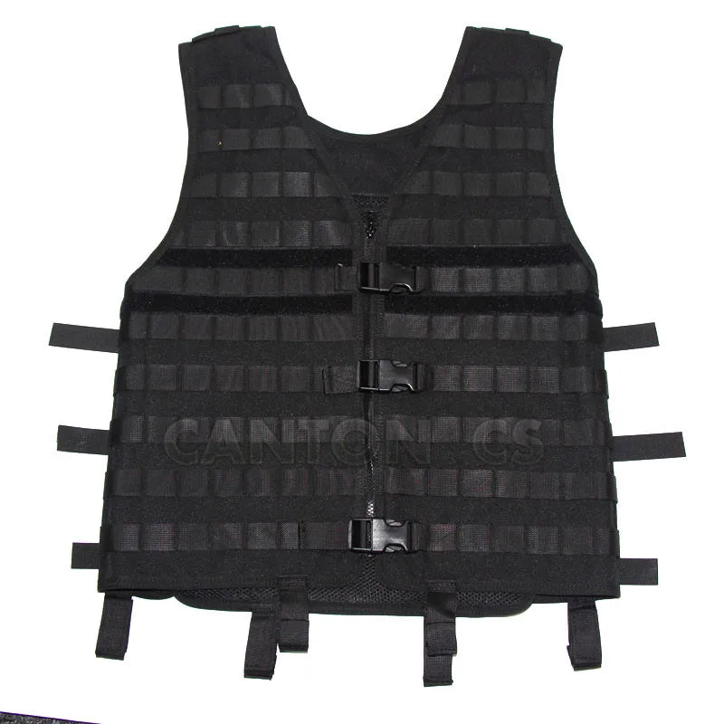 Tactical MOLLE Vest With Breathable Mesh Adjustable Outdoor Molle Modular Utility Vest For CS Wargame Hunting Accessories