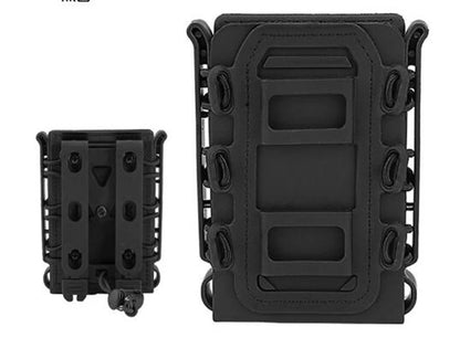 Tactical Magazine Pouch 9 mm Pistol Magazine Pouch Soft Shell Adjustable Hunting Universal Mag Carrier with MOLLE & Belt Clips