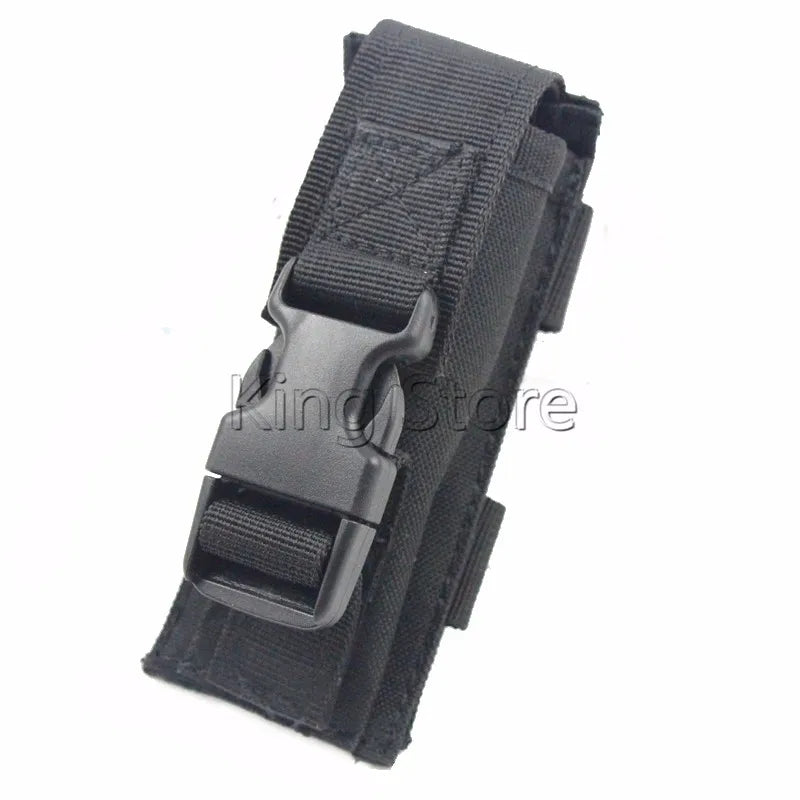 Tactical Molle Vest Flashlight Mag Magazine Knife Pouch Bag Small Tools Backpack Bag Clip Single Hunting Gun Accessories