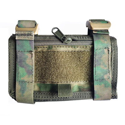 Outdoor Tactical Arm Sleeve Map Pouch Case Documets Pocket Wrist Bag Zipper Storage Bag TC0176