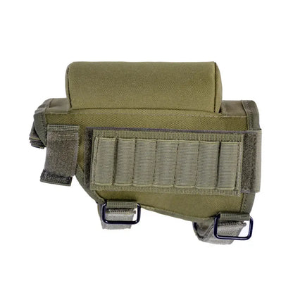 Rifle Stock Butt Bag Tactical Pouches Multifunctional Magazine Pouch for Ammo Storage Reload Suppressor Shotgun Shell Holder