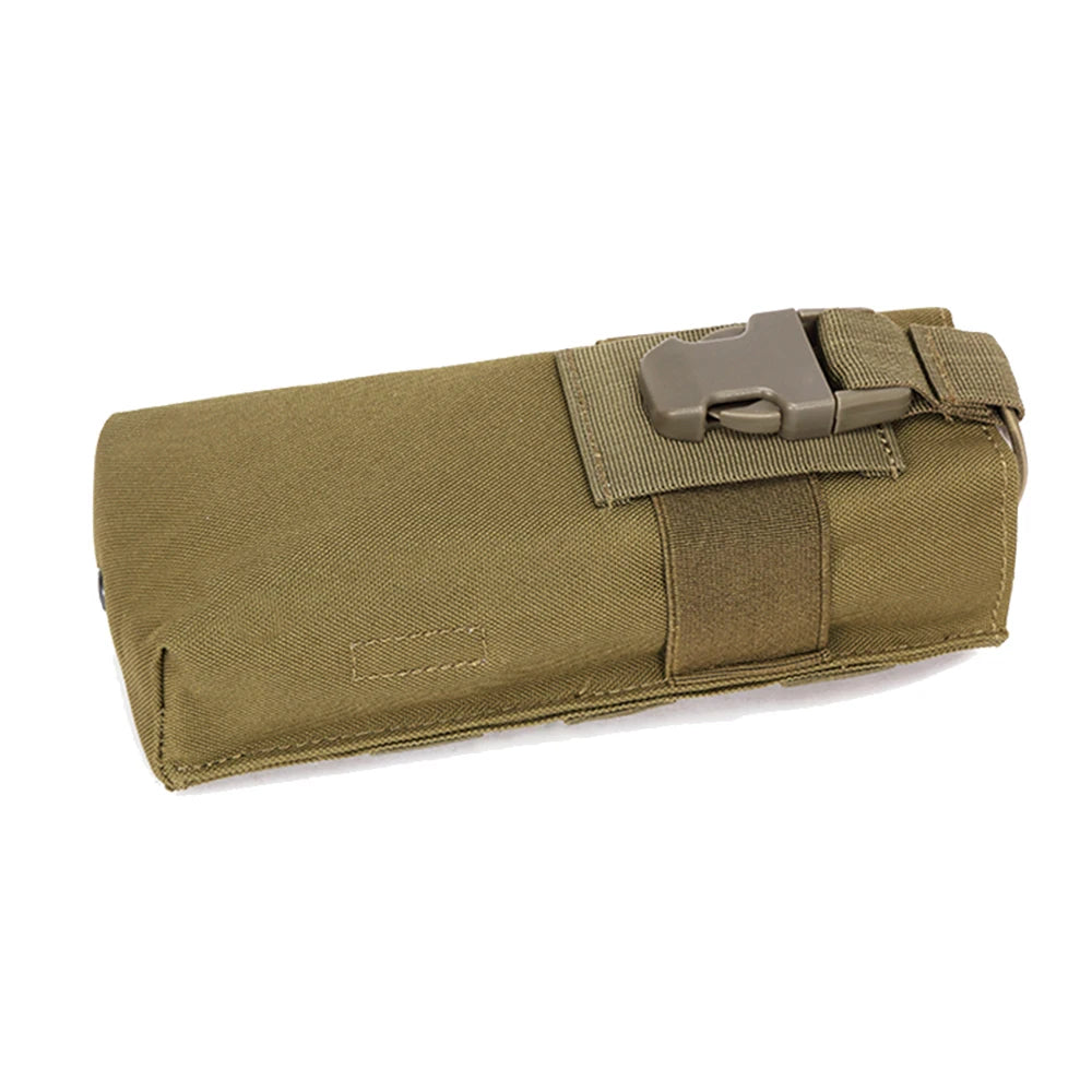 Tactical Molle Radio Walkie Talkie Pouch Hunting Waist Bag Holder Pocket Outdoor Sports Camping Radio Magazine Mag Pocket