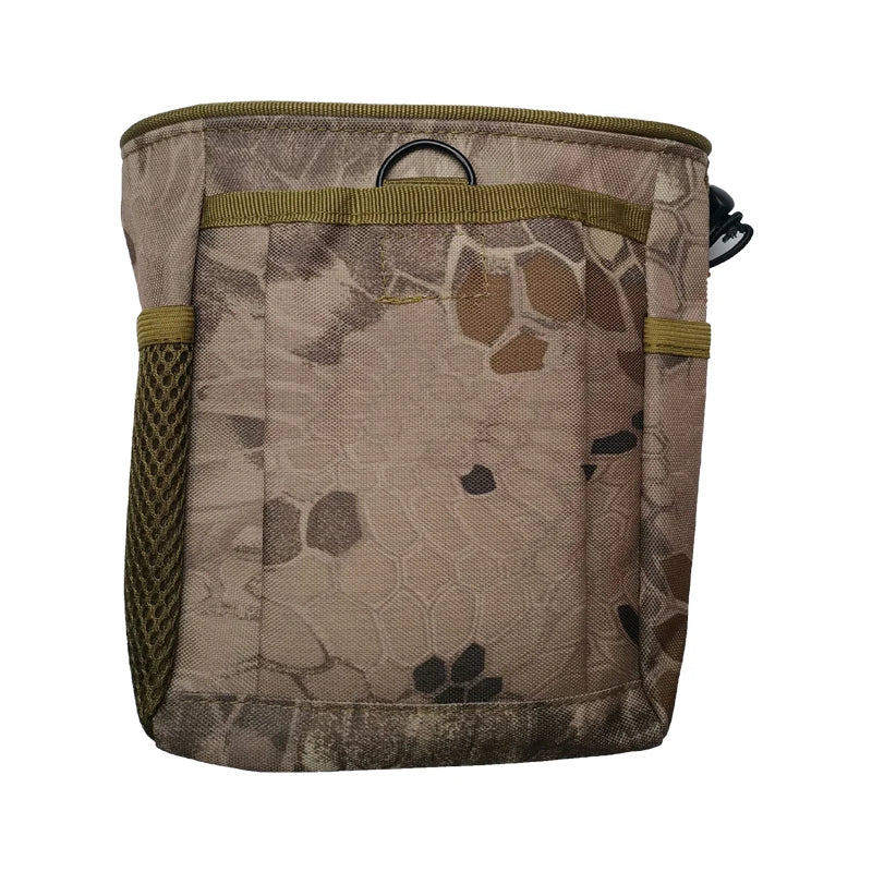 Outdoor Tactical Airsoft Molle Hunting Rifle Pouch Ammo Pouch Gun Magazine Multicam Camo Dump Drop Reloader Paintball Pouch Bag
