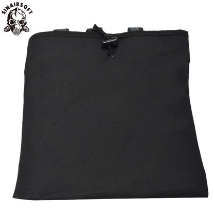SINAIRSOFT MOLLE Dump Pouch Tactical Mag Recovery Bag Drawstring Magazine Recycling Storage Pack Hunting Gear Holder