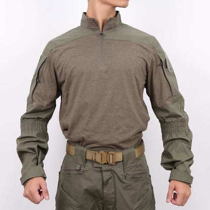 Tactical Suit PAZAGUILA Frogman Combat Shirts Pants Set Men Field Training FROG Scouting Uniform CS Airsoft Shot Kit