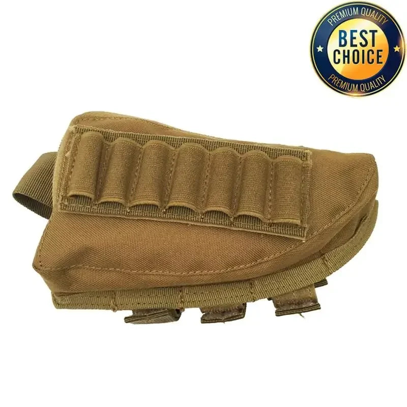 Tactical Muti-functional Hunting Zipper Rifle Buttstock Pack Bag Cheek Pad Rest Shell Mag Ammo Pouch Pocket Magazine Bandolier