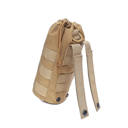 Outdoor Molle Water Bottle Pouch Waist Bag Holder Travel Camping Hiking Cycling Fishing Hunting Water Bottle Kettle Carrier