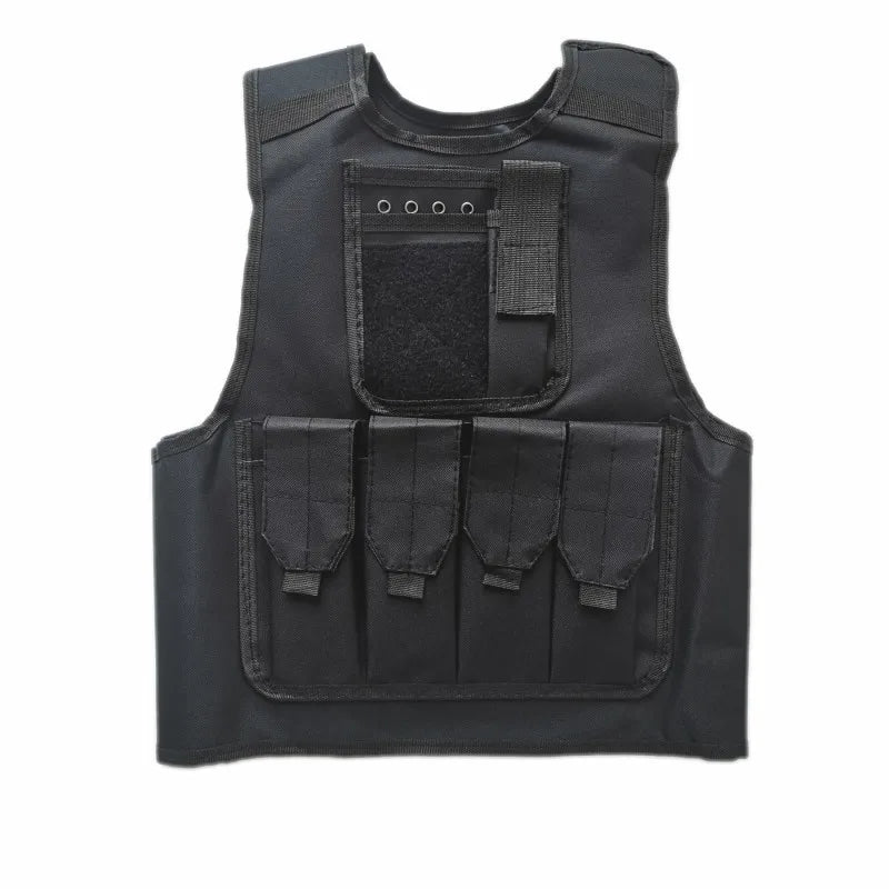 Kids Tactical CS Vest Children Outdoor Camouflage Waistcoat Training Airsoft Paintball  Vests Combat Shooting Protect Gear