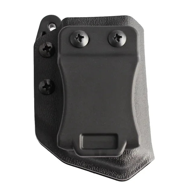 Tactical IWB OWB 9mm .40 universal Belt Clip Single Double Stack Magazine Pouch Holster Mag Carrier Holder for Pistol gun