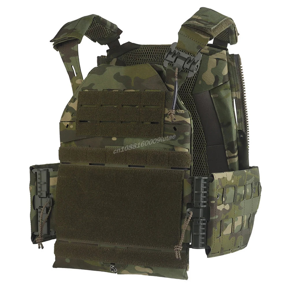 LV120 Tactical Plate Carrier Adjustable Vest Modular MOLLE Armor Carrier Quick Release Hunting Airsoft Training Gear SS Style