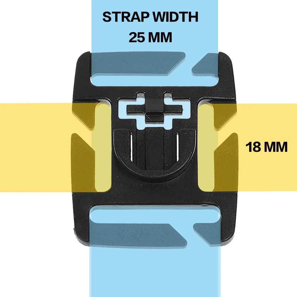 4pcs/set 360 Rotation D-Ring Clips Tactical Bag Accessories for MOLLE Webbing Attachment Backpacks D-Ring Grimloc Locking D-Ring
