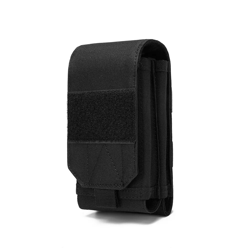 Tactical 7inch Waist Phone Pouch Double Molle Sytsem Cellephone Bag Outdoor Cigarette Pouch Key Outdoor Tool Accessory Bag