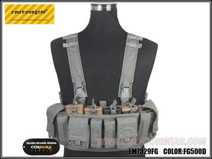 Emersongear MF Style Tactical Chest Rig UW Gen IV Hunting Vest Harness Split Front Carrier Waist Mag Bag
