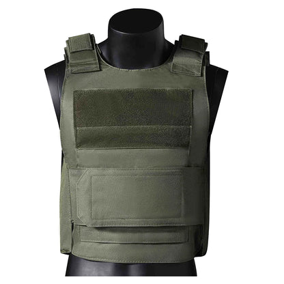 Hunting vest with widened Velcro adjustable shoulder straps and waistband, made of durable and wear-resistant fabric