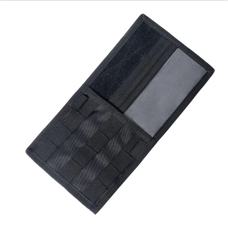 Tactical Car Sun Visor Organizer MOLLE Storage Bag, Vehicle EDC Gear Holder, Multi Pocket Utility Pouch For SUV Truck Outdoor Ac