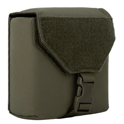 KRYDEX Tactical NVG Pouch MOLLE Night Vision Bag with Inner Padded Goggle Carrying Case Airsoft Accessories For NVG14 NVG15 Gear