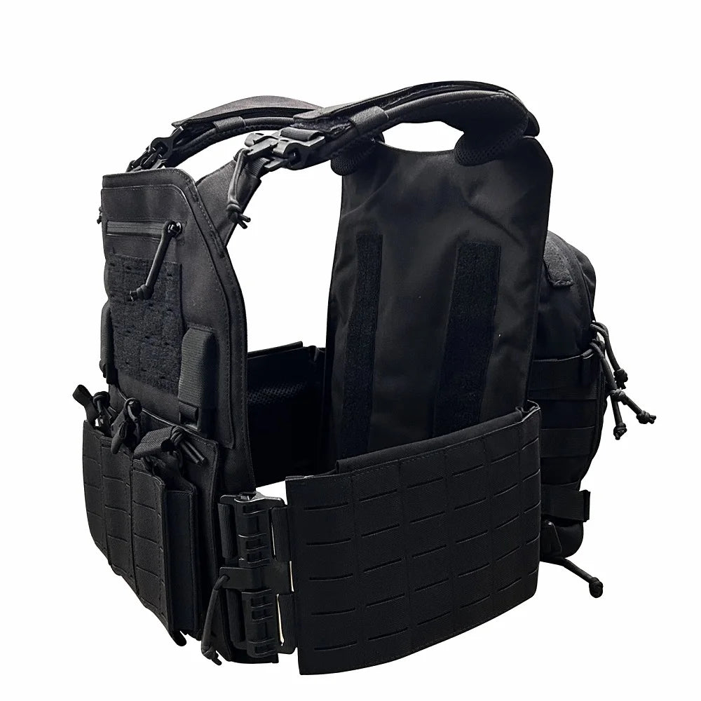 ZH02 EMERSONGEARS Nylon Combat suit laser cutting vest with 5.56 hydration backpack with 2L triple magazine pouch Set
