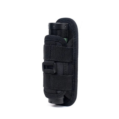 Tactical Flashlight Pouch 360 Degree Rotary Flashlight Holder Durable Hunting Lighting Accessory Camping Survival Kits
