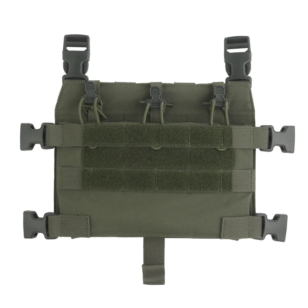 Tactical R Series Triple Mag Plate Jump Flap Pouch 5.56 Mag Holder For M4 Front Panel Plate Carrier Chest Rig Vest Outdoor