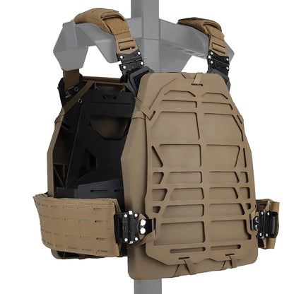 Modular 3D Tactical Armor,Paintball Vest, Airsoft Protective Plate Carrier, Quick Release PFM Outdoor Hunting Vest Training Gear
