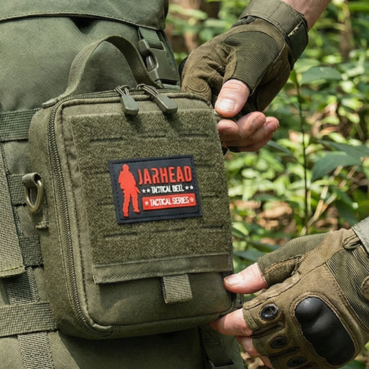 Tactical MOLLE First Aid Pouch 600D Nylon Water Resistant Medical Bag EDC Organizer for Outdoor Hiking Camping Hunting