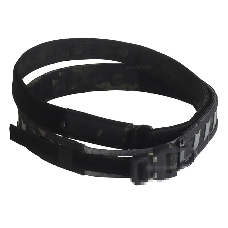 Airsoft Battle Belt Outdoor CS Training Tactical Belts MOLLE System Magnetic 2 in 1 Waist Belt Hunting Gear Accessories
