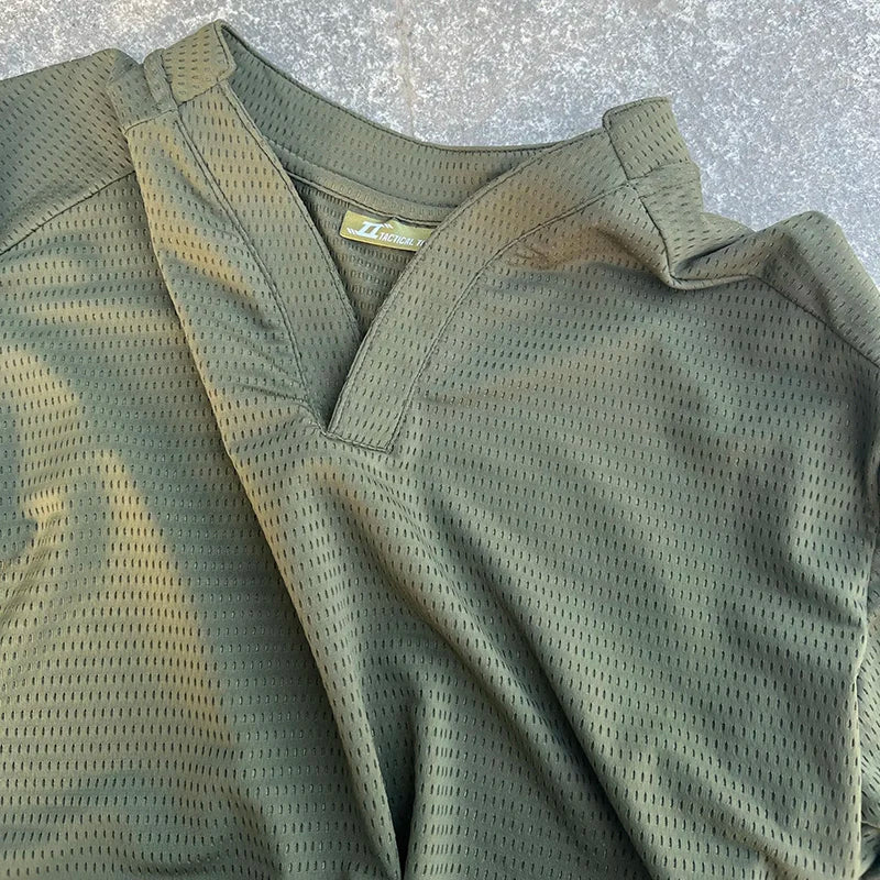 Short Sleeve Velocity Style Rugby Shirt Quick Dry Tactical Short Sleeve T-shirt CAG Love Outdoor Sport