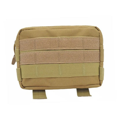 Double Layer Military EDC Pack Men Tactical Molle Waist Belt Nylon Hip Pouch Fanny Pack Camping Hunting Accessories Waist Bag