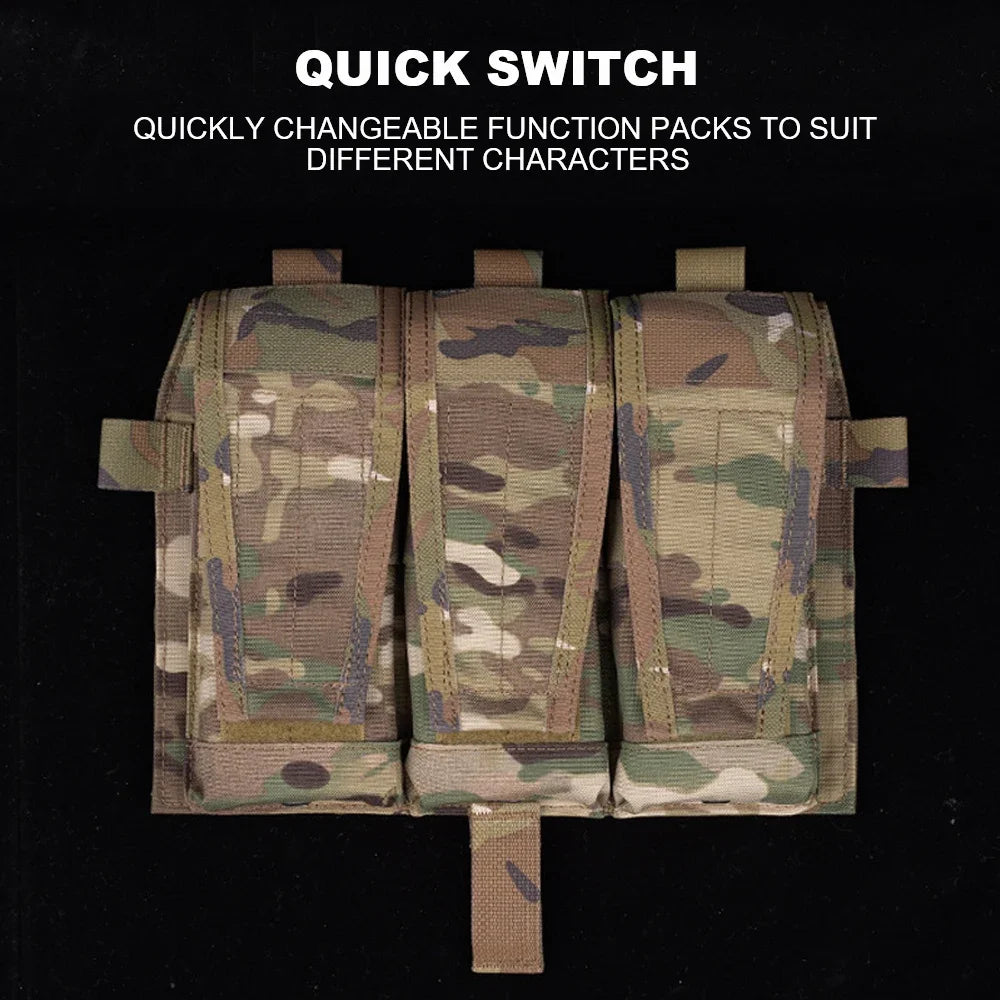 Tactical Crye Vest Front Panel Adaptive Accessory JPC2.0 AVS LVS SPC  Hunting Vest Quick Release Conversions Panel