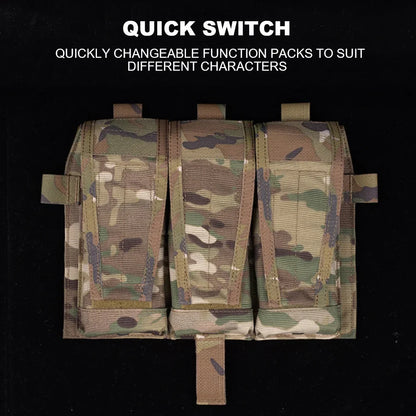Tactical Crye Vest Front Panel Adaptive Accessory JPC2.0 AVS LVS SPC  Hunting Vest Quick Release Conversions Panel