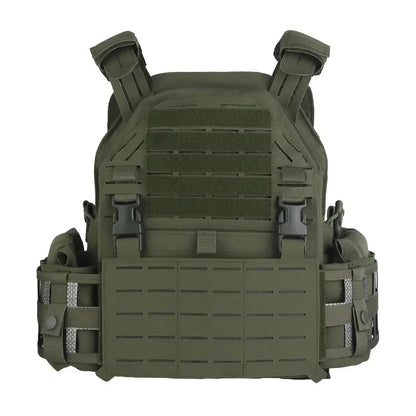 Tactical Vest LG4 Plate Carrier Laser Cut MOLLE Hunting Combat Protective Vest Side Radio Pouch CS Paintball Airsoft Vest Gear