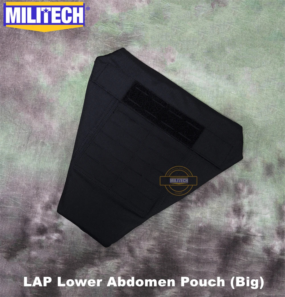 MILITECH Level 3A Groin Protection MV LAP Lower Abdomen Platform Pouch Molle Abdominal Bag With Soft Panel