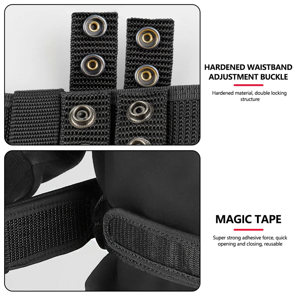 1Pc Tactical Waist Belt Magic Training Belt Thickened and Hardened Outer Waistband Belt for Men and Women Outdoor Sports