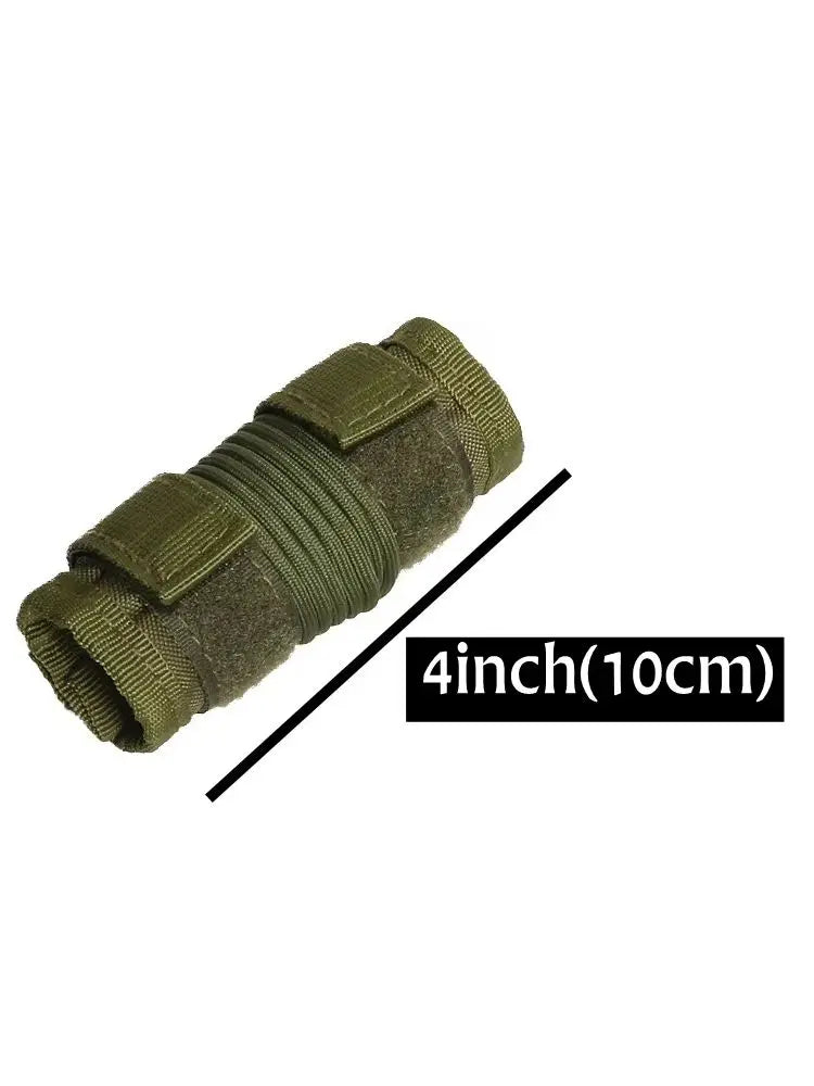 4inch Green Tactical Silencers Protective Cases For Hunting Shooting Silencers Protective Cove nylon Suppressor Cover