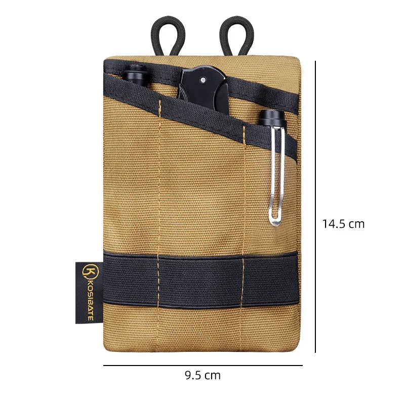 OPHIDIAN Compact Organization Bag Molle Bag Mini Wallet Card Key Waist Belt Bag Camping Hiking Hunting Outdoor Coin Purse EDC St
