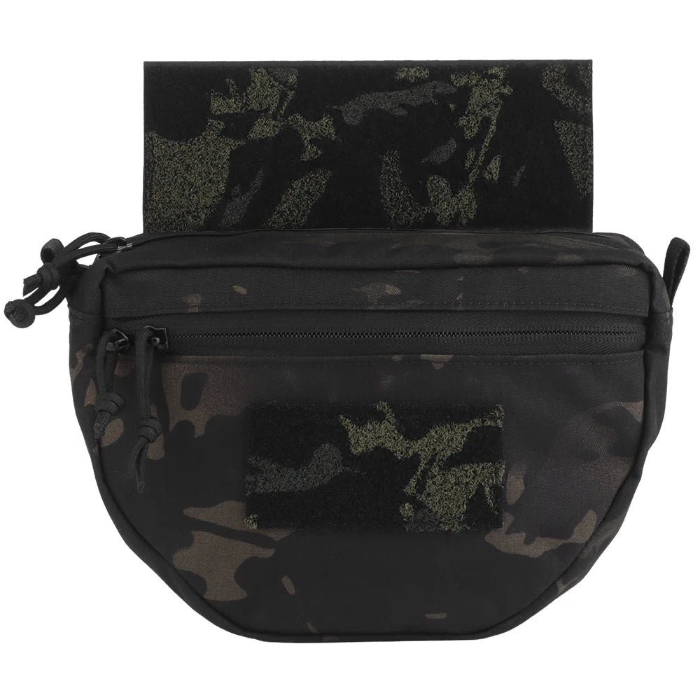 Tactical Vest Underbelly Pouch Hunting Vest Drop Pouches for JPC LBT-6094A V5 Plate Carrier Airsoft Gear Abdominal Storage Bag