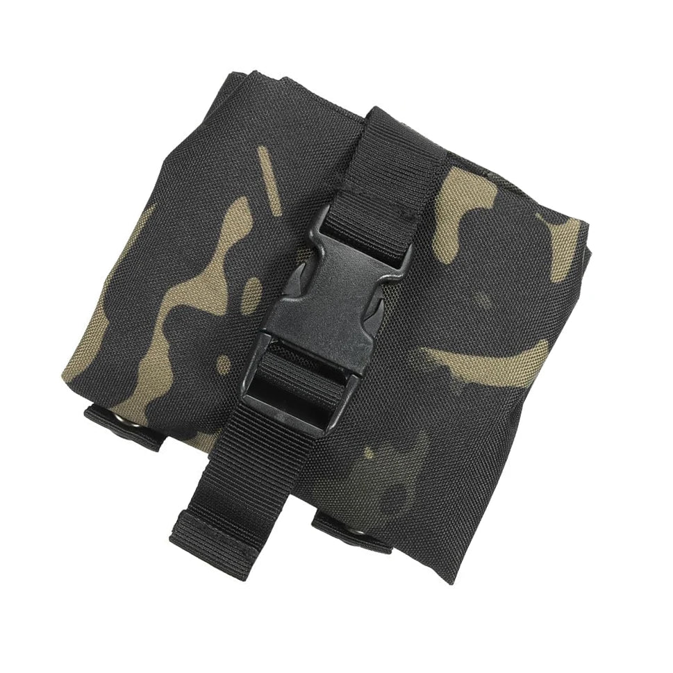 Molle Tactical Folding Recycling Bag Outdoor Dump Drop Pouch Magazine Pouch EDC Tools Bag Foldable Utility Recovery Waist Bag